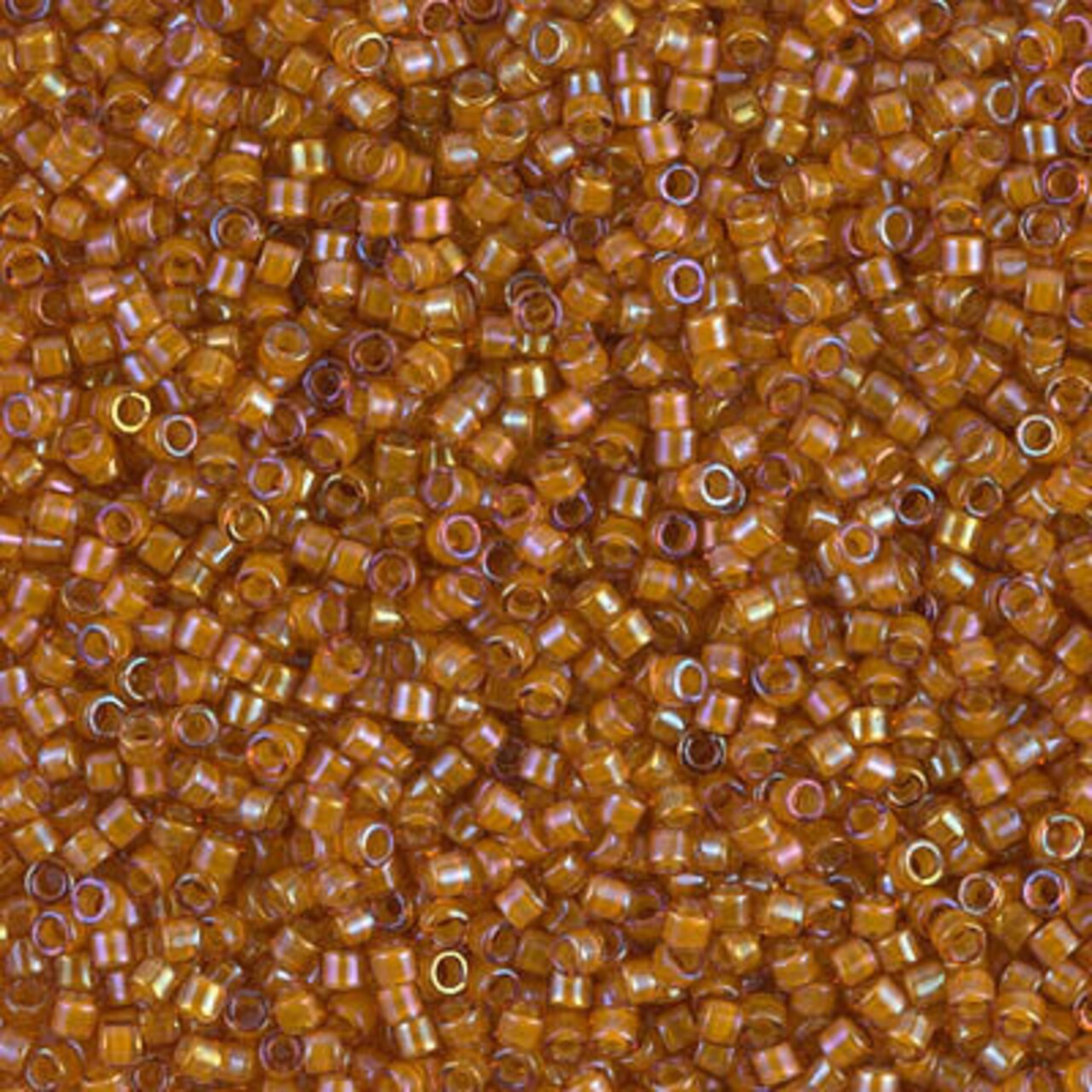 Miyuki Delica Bead 11 0 DB1734 Beige Lined Topaz AB
